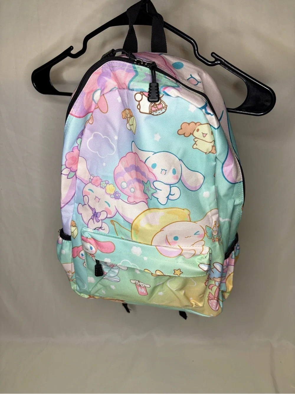 Kids Pastel Cinnamoroll Character Backpack Rainbow Sanrio
